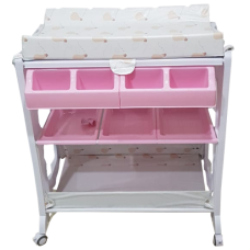 BABY NAPPY CHANGING TABLE WITH BATH TUB